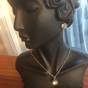 women's 15 " necklace and ear rings set>>>>>> bling-bling